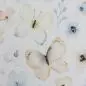 Preview: Jersey Theo Schmetterlinge - Blüten weiß