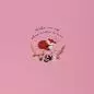 Preview: Jersey Panel, My little Foxy by Christiane Zielinski - Fuchs schlafend, bunt