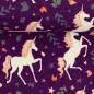 Preview: Jersey Klaas White Unicorn - Lila Einhorn