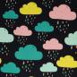 Preview: Dekostoff Valentin Wolken blau
