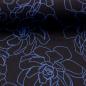 Preview: Viskose Webware Grow Käselotti blau