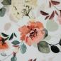 Preview: Jersey Berne Floral Blumen weiß