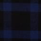 Preview: Flanell dunkelblau schwarz karo