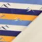 Preview: Regenjacken Maritim Weiß/Blau/Gelb
