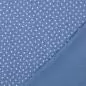 Preview: Musselin Double Gauze - Sterne - blau