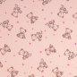 Preview: Musselin Double Gauze - Bären rosa