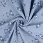Preview: Musselin Double Gauze - Bären blau