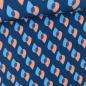 Preview: Softshell Park Lane - Hampstead - Tropfen - Dunkelblau/Apricot/Hellblau - Hamburger Liebe