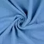 Preview: Musselin Double Gauze - Uni - blau