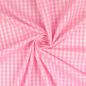 Preview: Baumwolle Webware Vichy Karo rosa