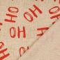 Preview: Halbpanama Stoff Weihnachten Schrift Nude