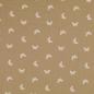Preview: Musselin beige - Schmetterlinge weiss