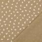 Preview: Musselin beige - Vögel weiss