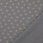 Preview: Musselin taupe Punkte Muster
