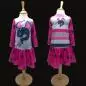 Preview: Jersey Panel Smoky Drache Pink