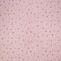 Preview: Double Gauze Musselin rosa mit Herzchen