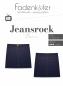 Preview: Papierschnittmuster Jeansrock Damen