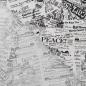 Preview: Baumwoll Druck Newspaper Black / White