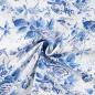 Preview: Baumwoll Druck Rosen, Flieder blau