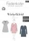 Preview: Papierschnittmuster Wickelkleid Damen