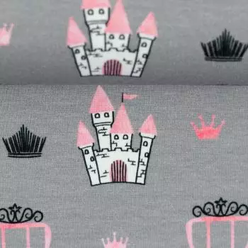 Jersey Theo Prinzessin Kutsche grau