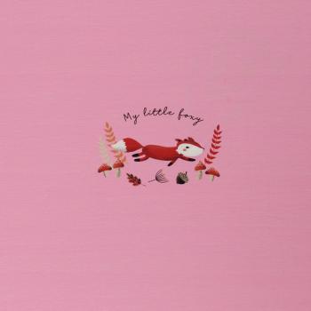 Jersey Panel, My little Foxy by Christiane Zielinski - Fuchs laufend, bunt