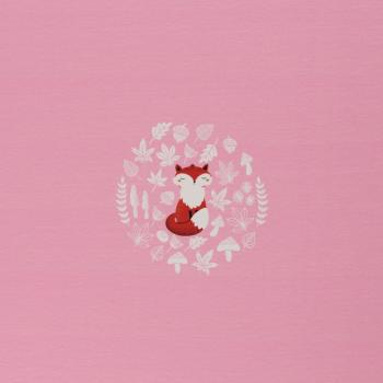 Jersey Panel, My little Foxy by Christiane Zielinski - Fuchs sitzend, bunt