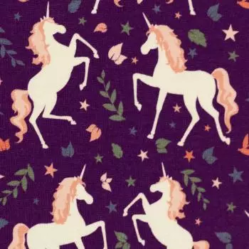 Jersey Klaas White Unicorn - Lila Einhorn