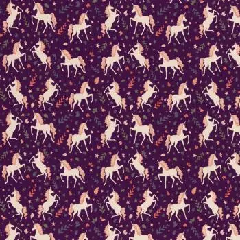 Jersey Klaas White Unicorn - Lila Einhorn