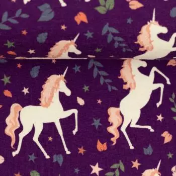 Jersey Klaas White Unicorn - Lila Einhorn