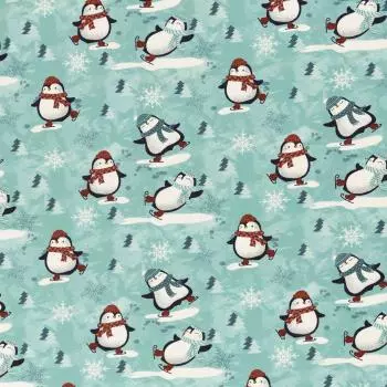 Sweat angeraut - My little Penguin eisblau