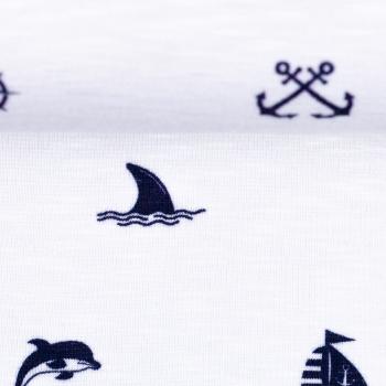 Viskosejersey Merle Maritim