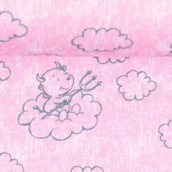 Jersey Heavenly Friends by Steinbeck Teufel - Wolken rosa