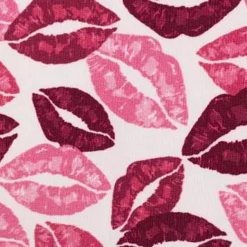 French Terry - Lola by lycklig design - Lippen pink