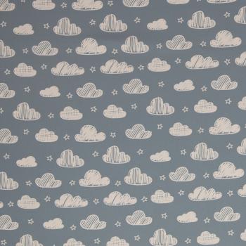 Fiete Wolken Sterne Blau