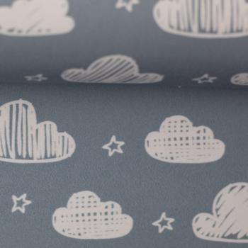 Fiete Wolken Sterne Blau