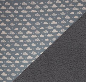 Preview: Fiete Wolken Sterne Blaugrau Preview: Fiete Wolken Sterne Blaugrau