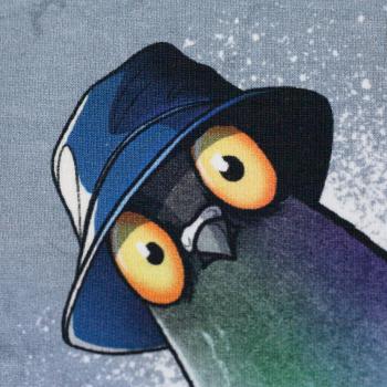 Preview: French Terry Panel Street Life "Taube" by Thorsten Berger