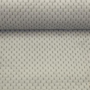 Preview: Dekosamt Parma hellgrau