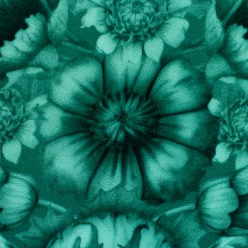 Preview: Viskose Webware Victorian Damask Tint by Bienvenido Colorido Smaragd