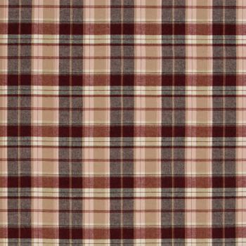 Flanell rot rosa karo