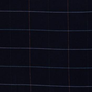 Flanell navy karo groß