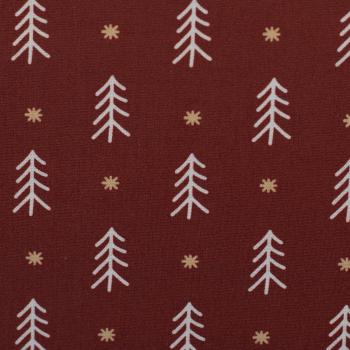 Baumwolle kleine Bäume auf Bordeaux