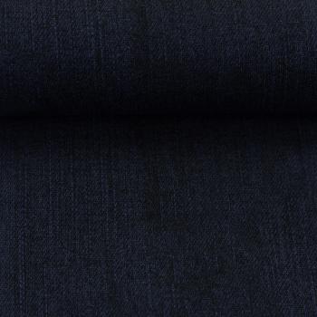 French Terry Denim dunkelblau