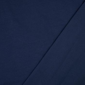 Baumwolljersey Uni - Jersey marieneblau