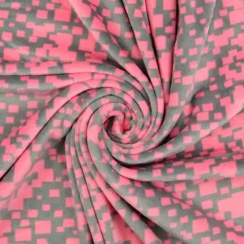 Nicki Fleece Neondruck pink