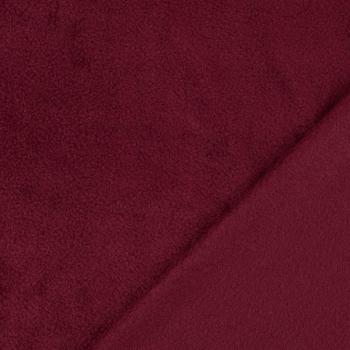 Preview: Polarfleece Uni Dunkelrot