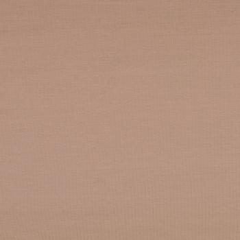 Baumwolljersey Uni - Jersey dunkelbeige