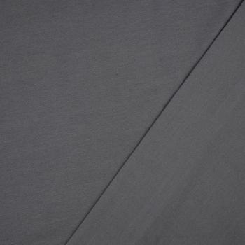 Baumwolljersey Uni - Jersey grau