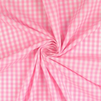 Baumwolle Webware Vichy Karo rosa